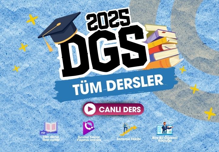 DGS TÜM DERSLER - 2025 ERKEN KAYIT!